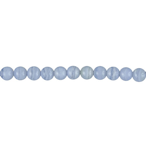 fil calcédoine pierres boules 6mm