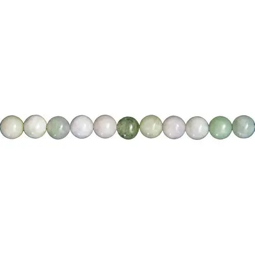 fil jade vert pierres boules 6mm