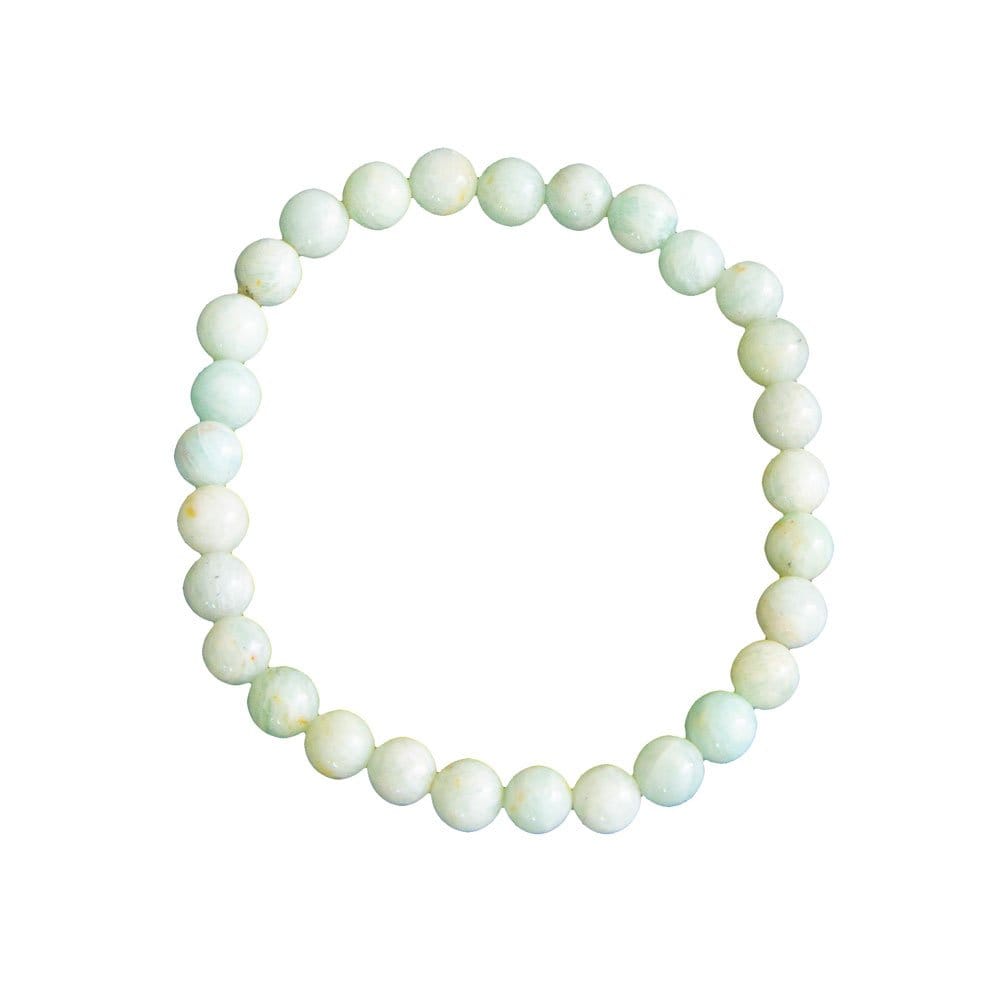 Pulsera Amazonita – Piedras bolas 6mm