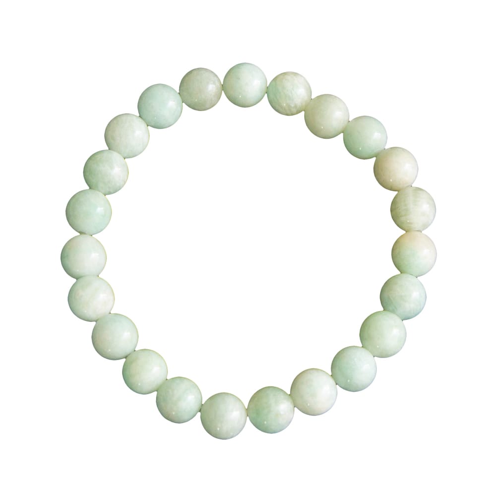 Pulsera Amazonita – Piedras bolas 8mm