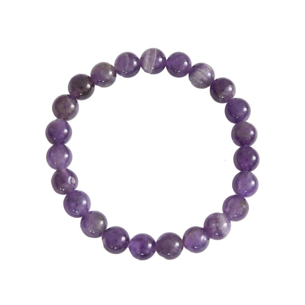 Pulsera Amatista – Piedras bolas 8mm