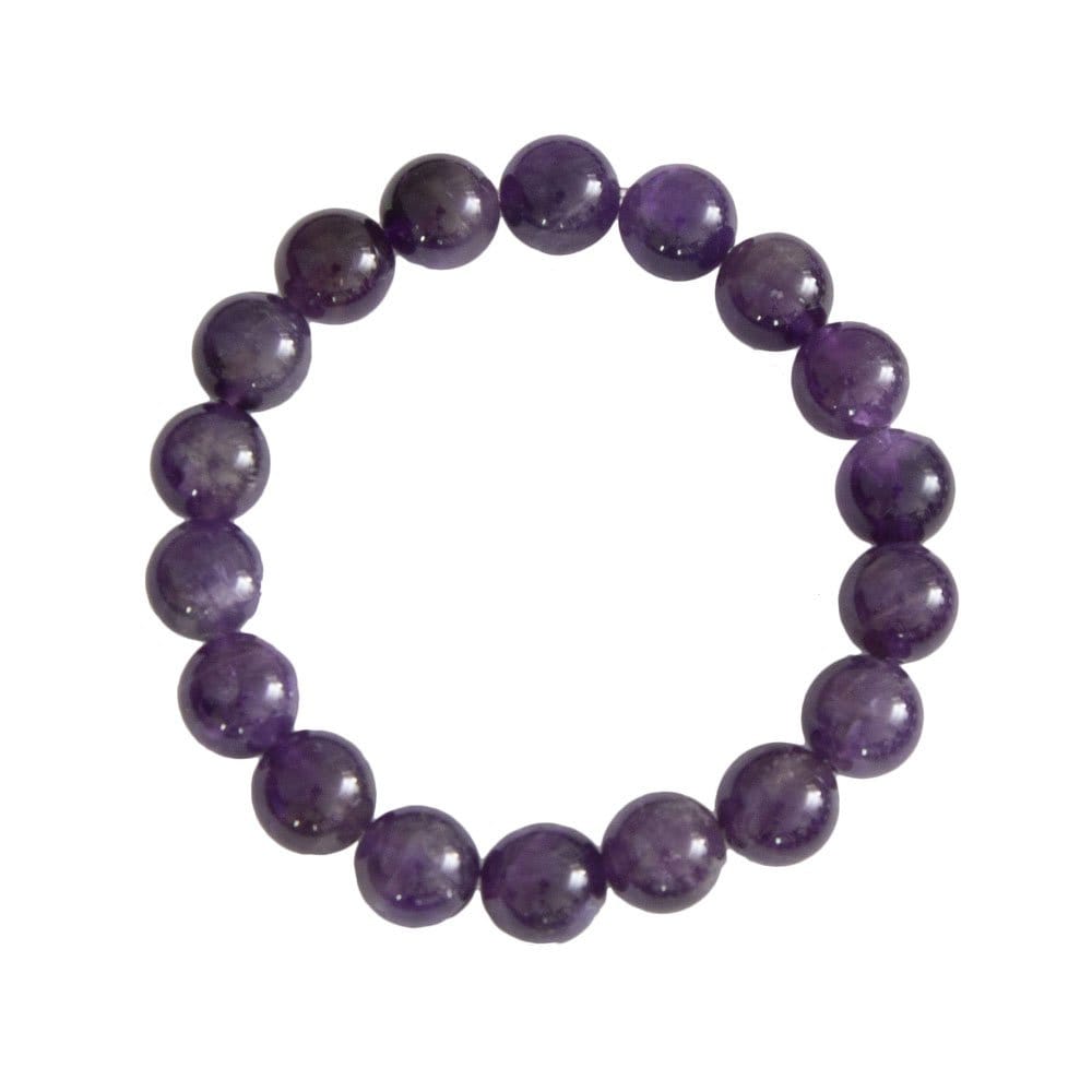 Pulsera Amatista – Piedras bolas 10mm