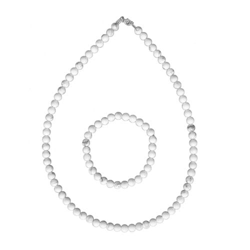 Perles de Pierre Howlite Boules 6mm 4558550038876 20pc