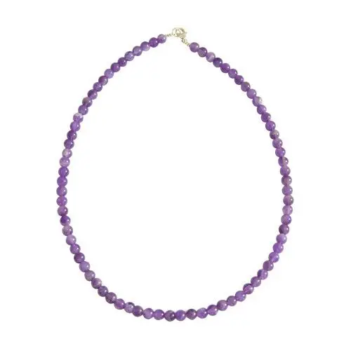 collier améthyste pierres boules 6mm