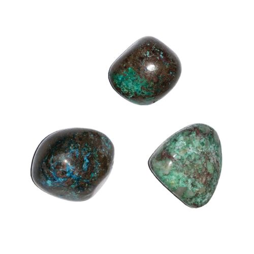 pierre roulée chrysocolle-turquoise