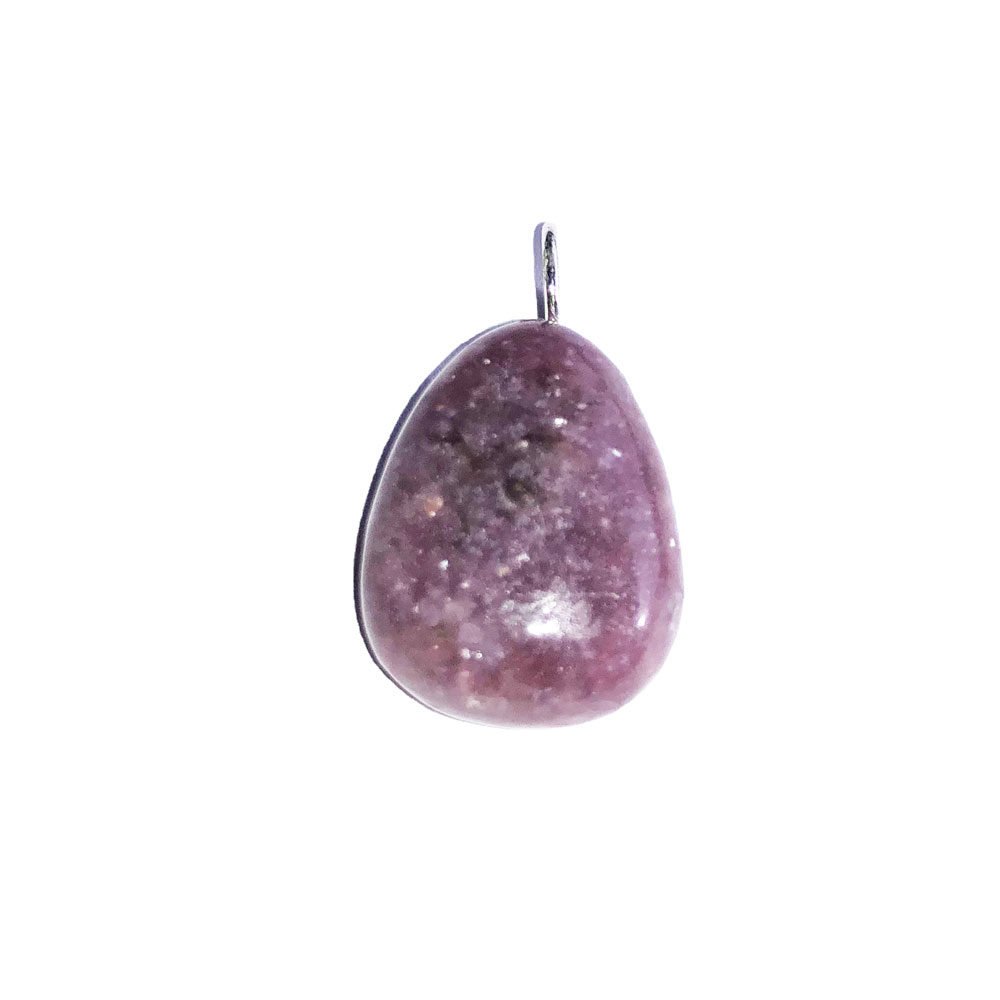 colgante turmalina rosa piedra rodada