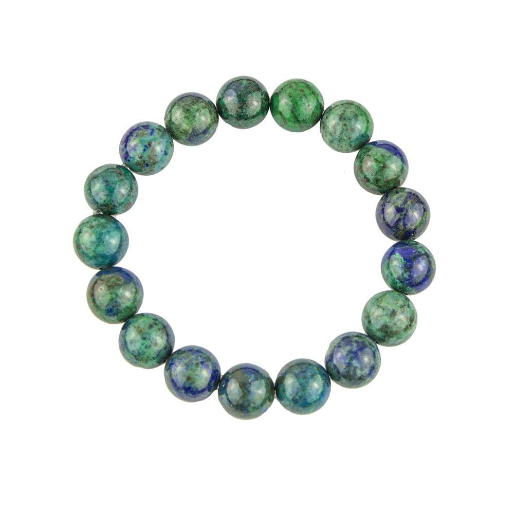 Pulsera Crisocola – Piedras bolas 10mm
