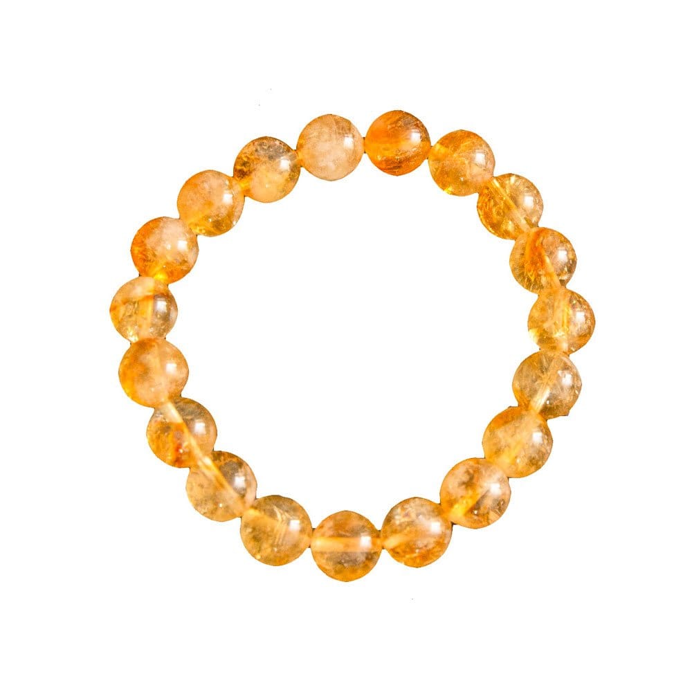Pulsera Citrino – Piedras bolas 10mm