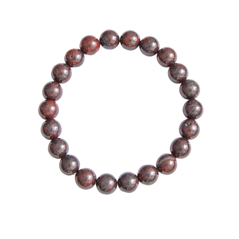 Pulsera Jaspe brechado – Piedras bolas 8mm