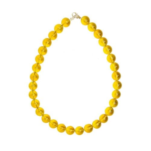 collar citrino piedras bolas 14mm