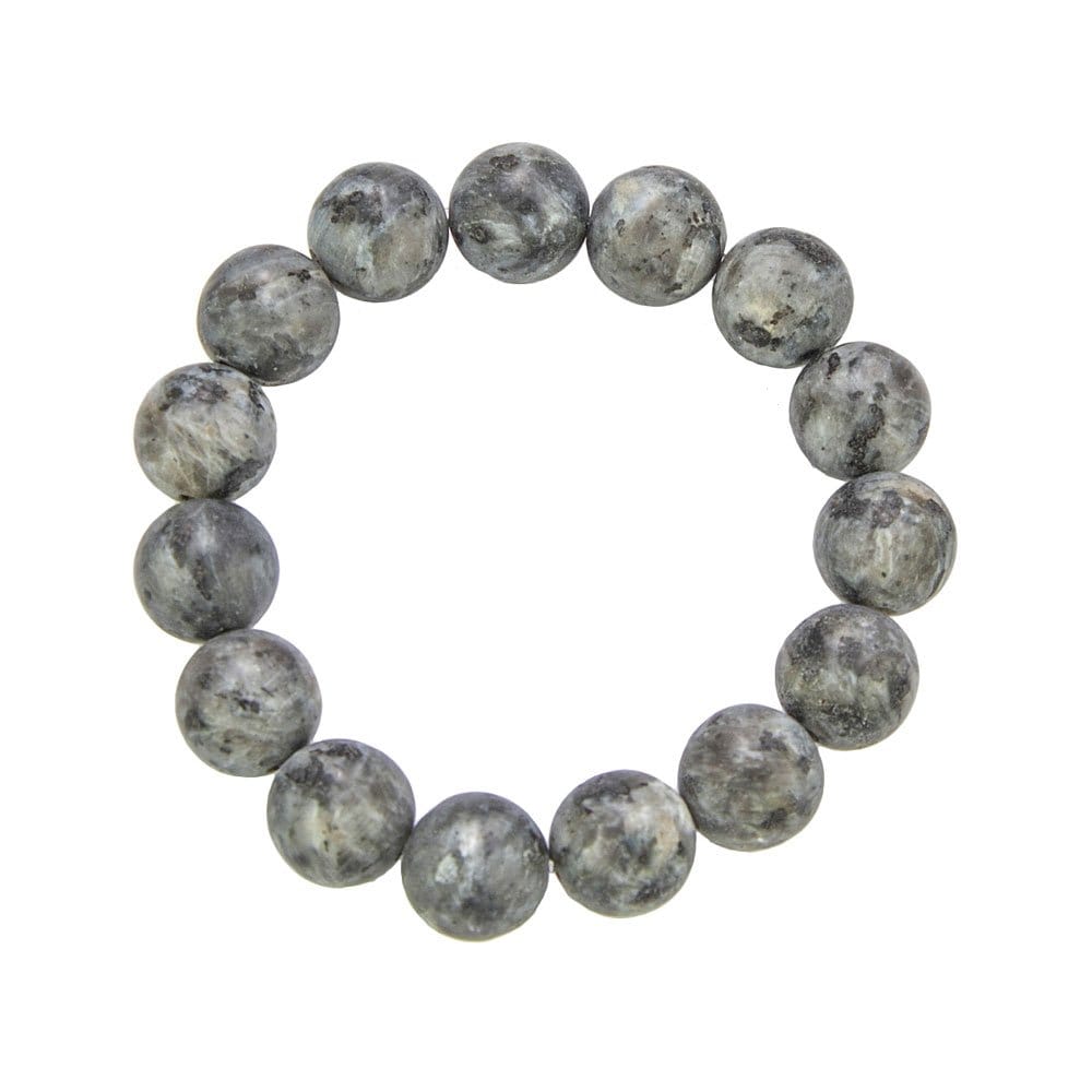 Pulsera Larvikita – Piedras bolas 12mm