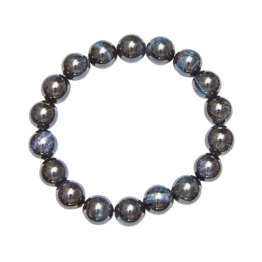 Pulsera Ojo de halcón – Piedras bolas 10mm