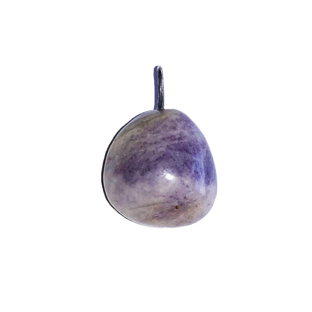 colgante charoita piedra rodada