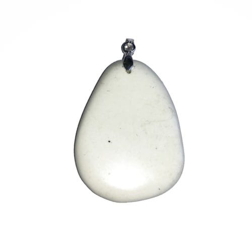 colgante crisoprasa limón piedra plana