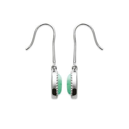 boucles d'oreilles aventurine argent 925