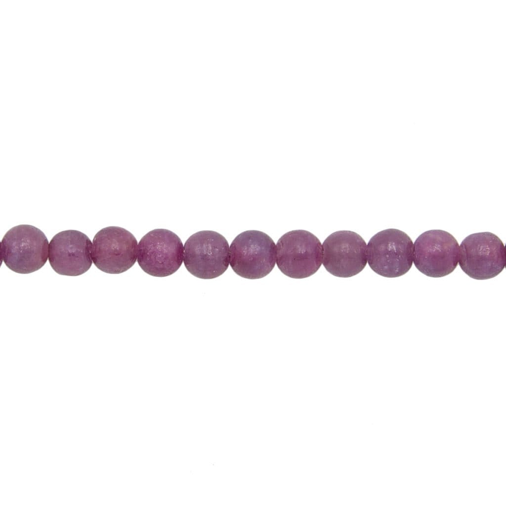 Fil Rubis – Pierres boules 6mm