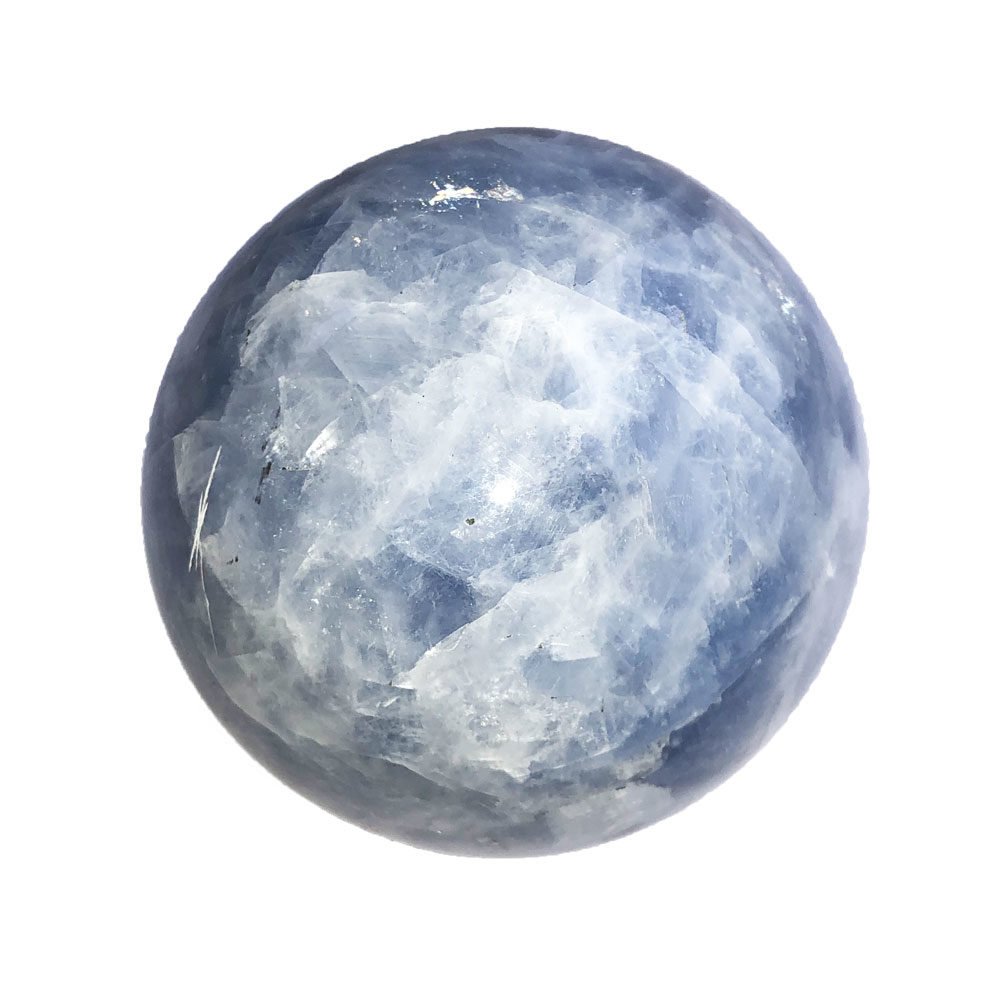 sphere calcite bleue