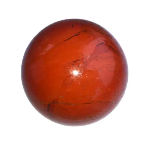 sphere jaspe rouge