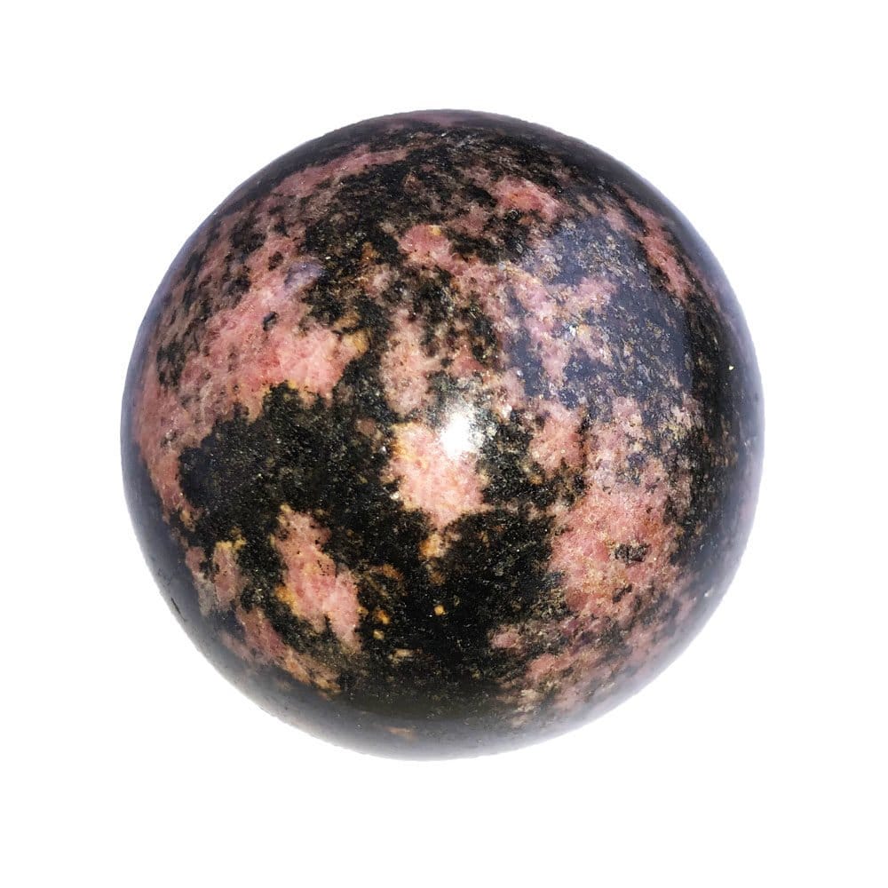 sphere rhodonite