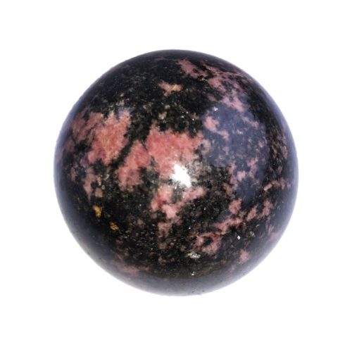sphere rhodonite
