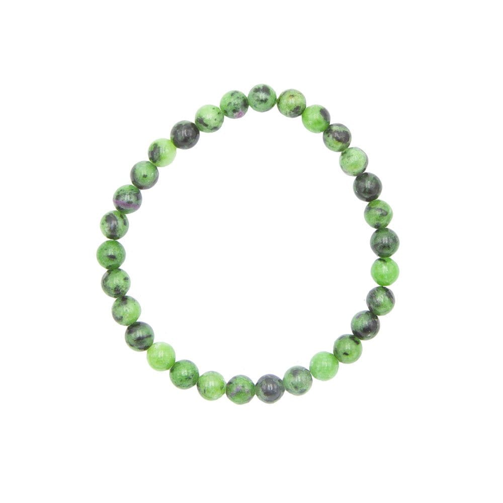 Bague Rubis Zoisite (Anyolite) – Pierre Naturelle – Taille Unique – Vert – NEUVE