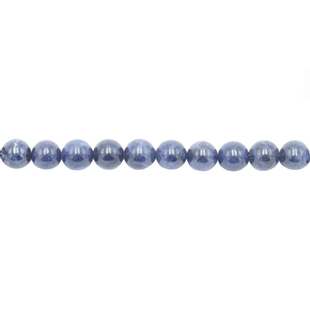 fil saphir pierres boules 8mm