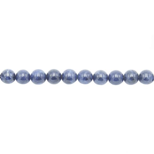 fil saphir pierres boules 8mm