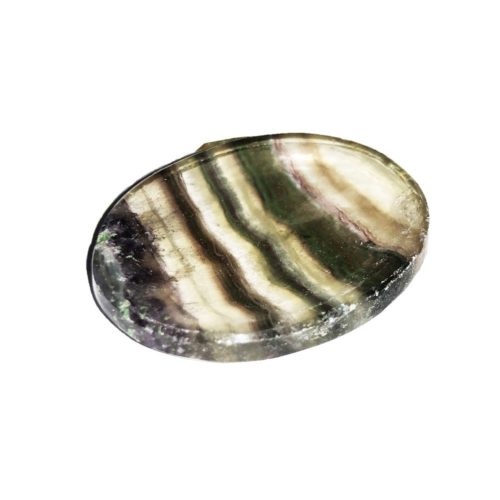 pierre pouce fluorite multicolore