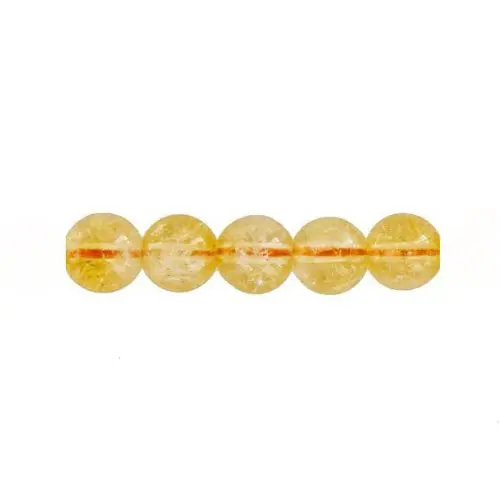 perle ronde citrine 14mm