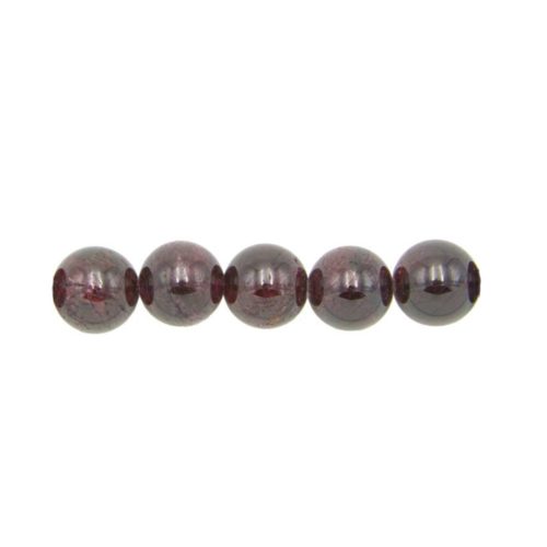 perle ronde grenat rouge 10mm