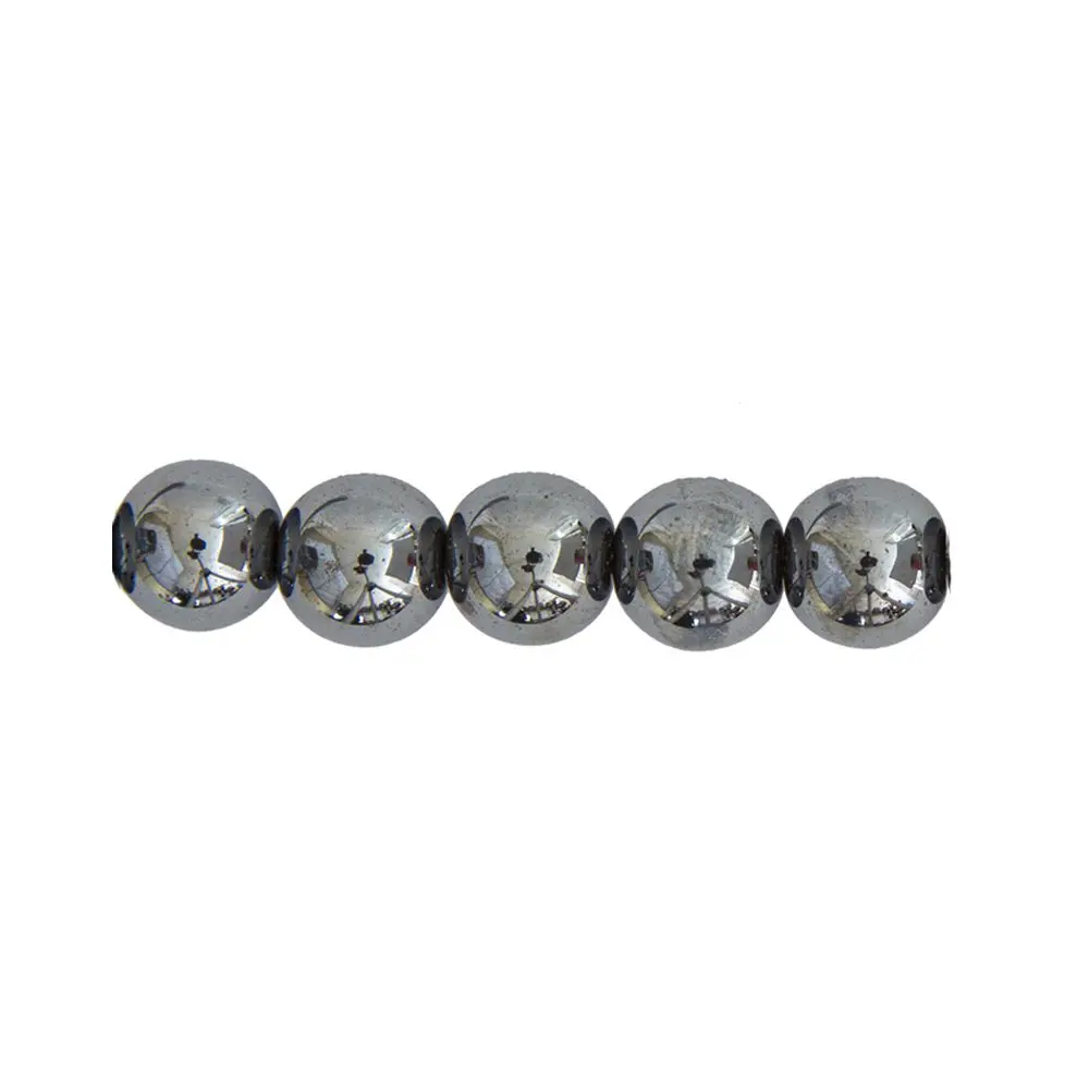perle ronde hématite 12mm