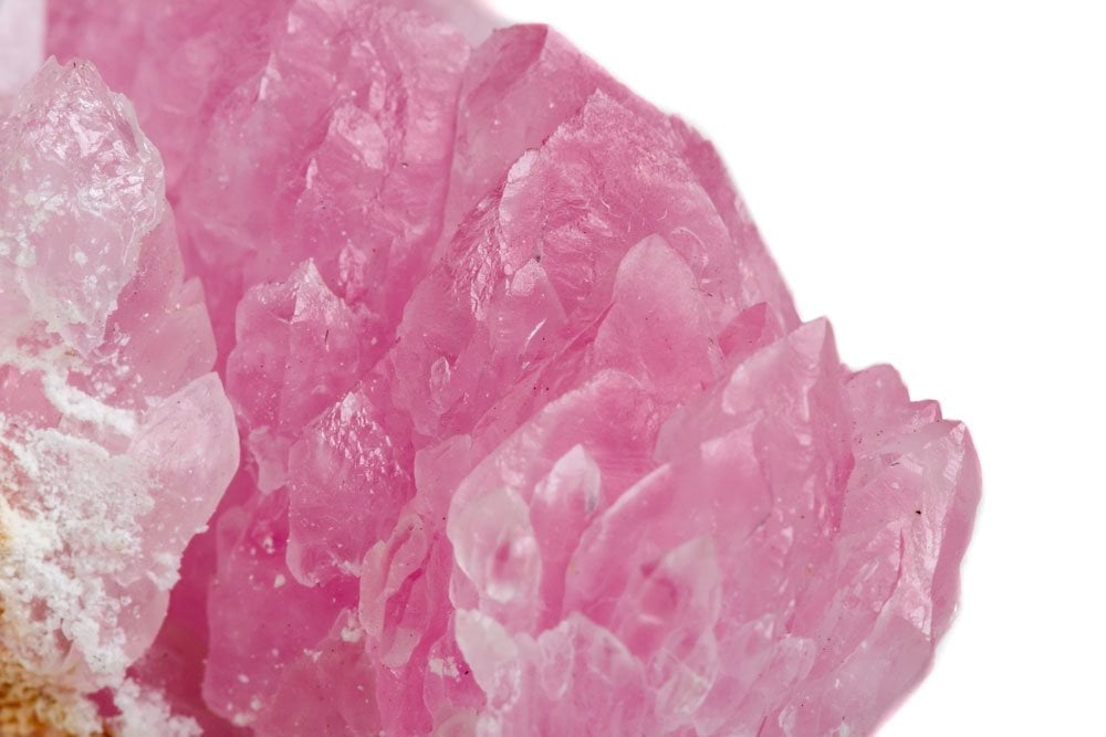 Quartz rose naturel de Madagascar - origine et composition minérale