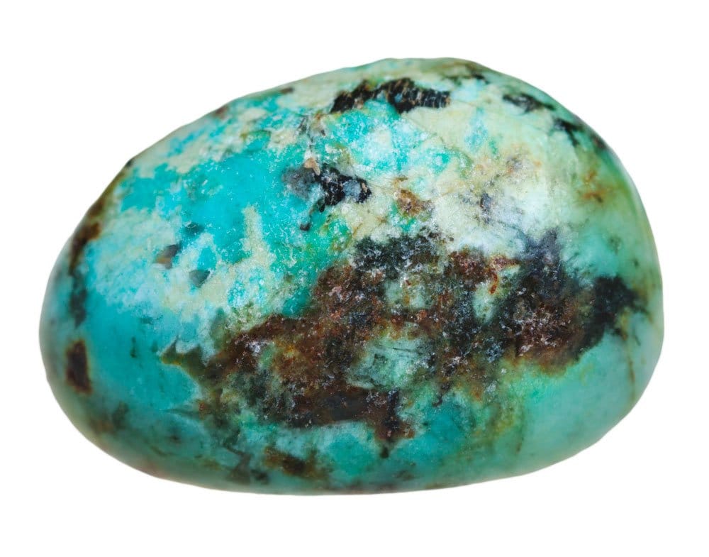 Pierre turquoise taillée cabochon bleu — vertus psychologiques et émotionnelles de la turquoise