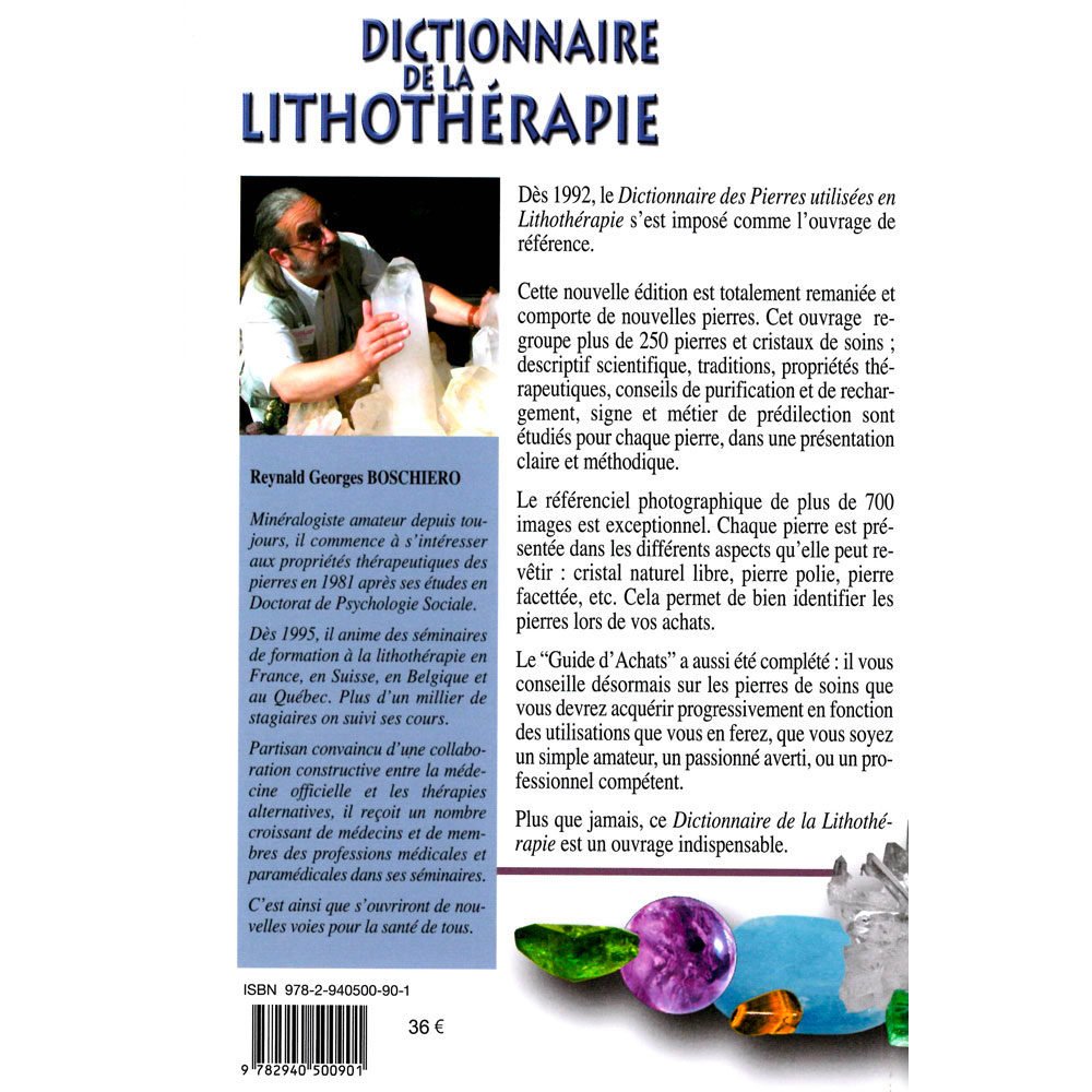 dictionnaire de la lithothérapie