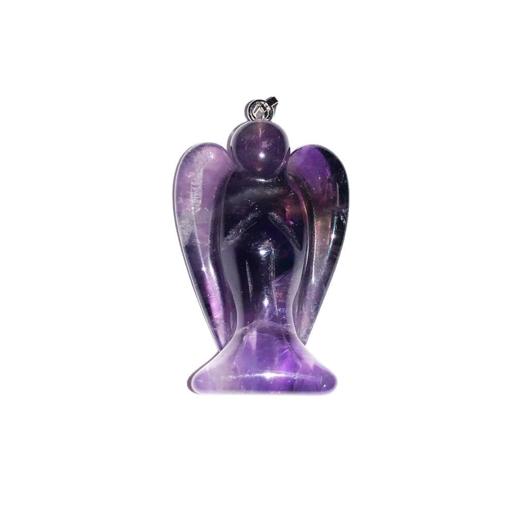 Pendentif argent améthyste en goutte. - Bijoux Anciens Schaffner
