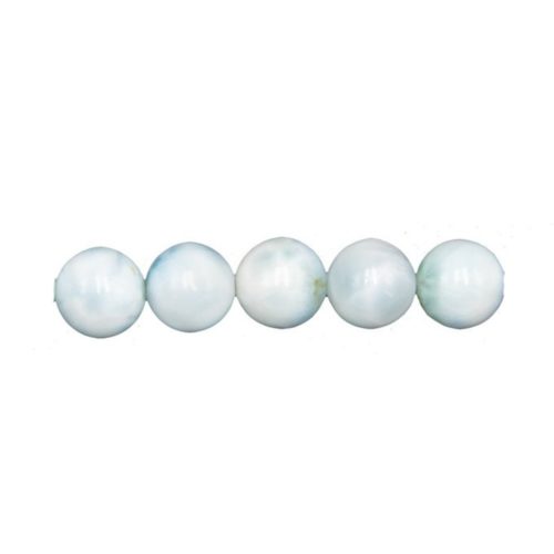 perle ronde larimar 8mm