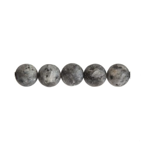 perle ronde larvikite 8mm