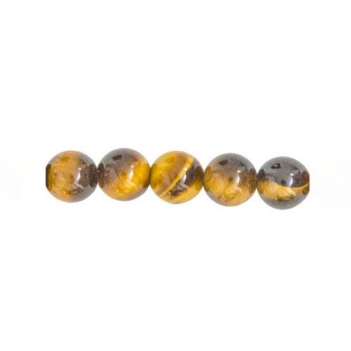 perles ronde oeil de tigre 8mm