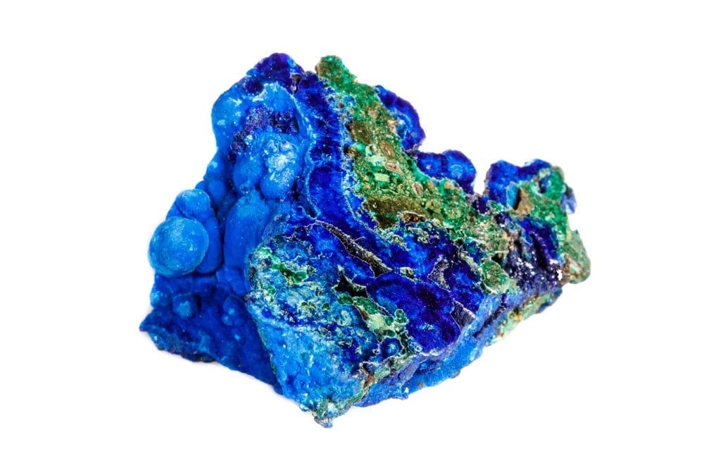 Azurite-malachite polis et bruts - vertus clairvoyance, protection, transformation spirituelle en lithothérapie