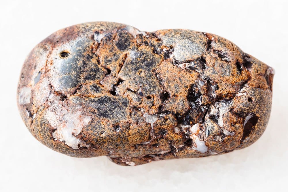 Blende polie aux reflets dorés - vertus de clarté mentale, vitalité et purification en lithothérapie