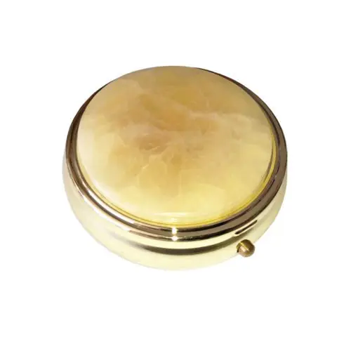 boite à pilules calcite orange