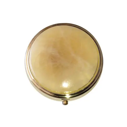 boite à pilules calcite orange