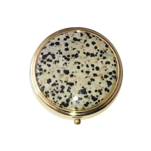 boite à pilules jaspe dalmatien