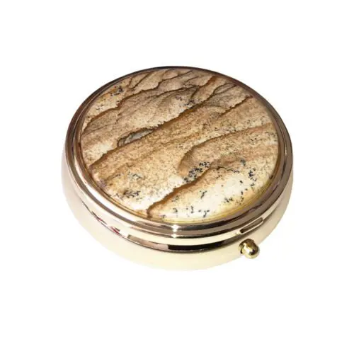 boite à pilules jaspe paysage