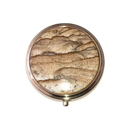 boite à pilules jaspe paysage