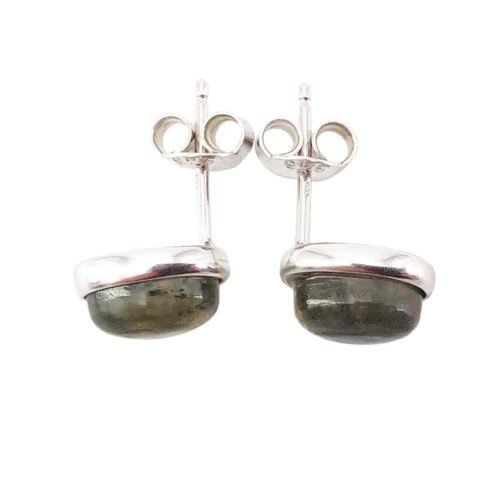 boucle oreille labradorite argent rodhie