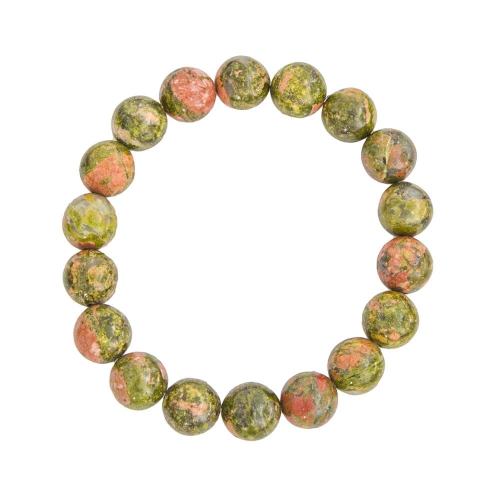 Pulsera Epidota – Piedras bolas 10mm