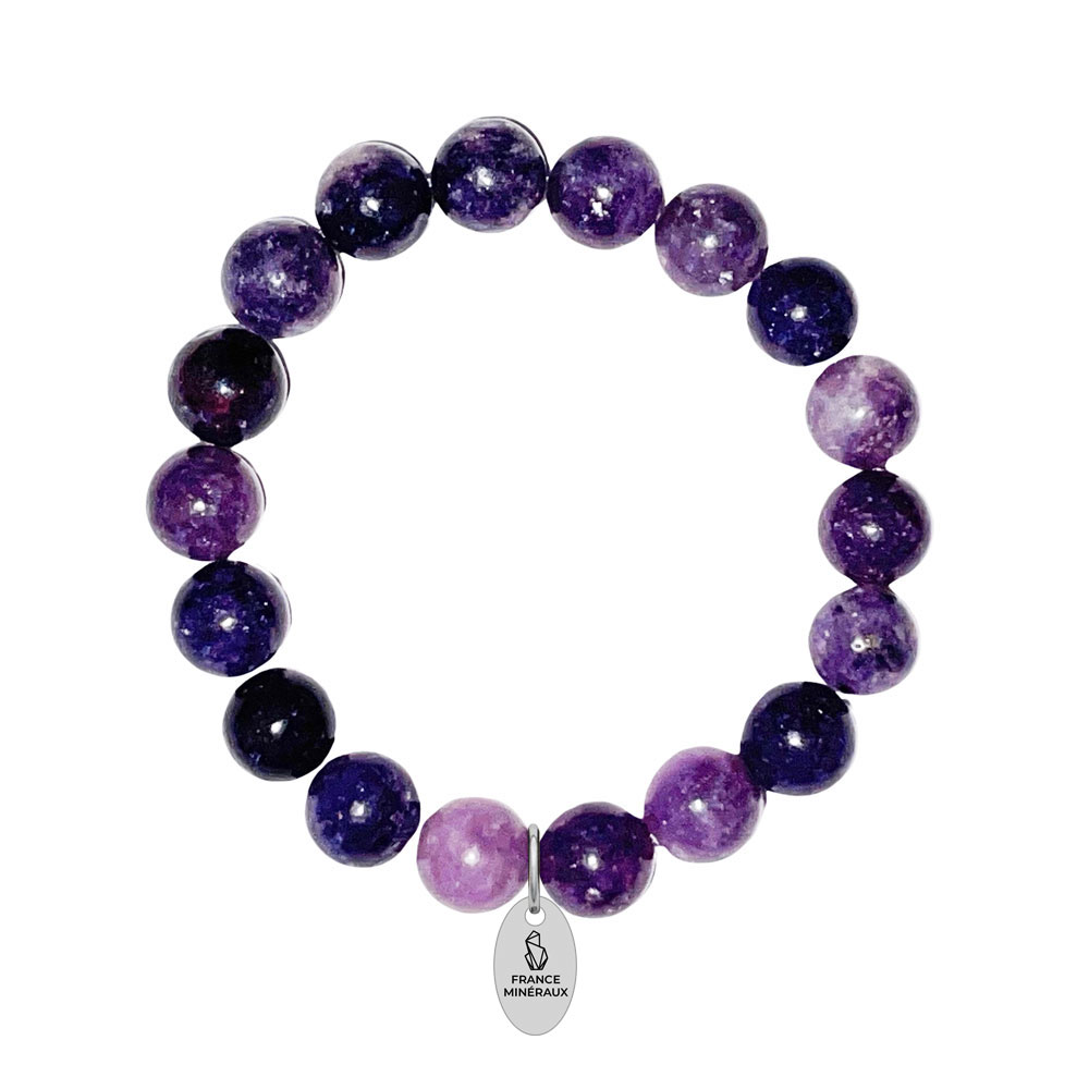 bracelet rubellite pierres boules