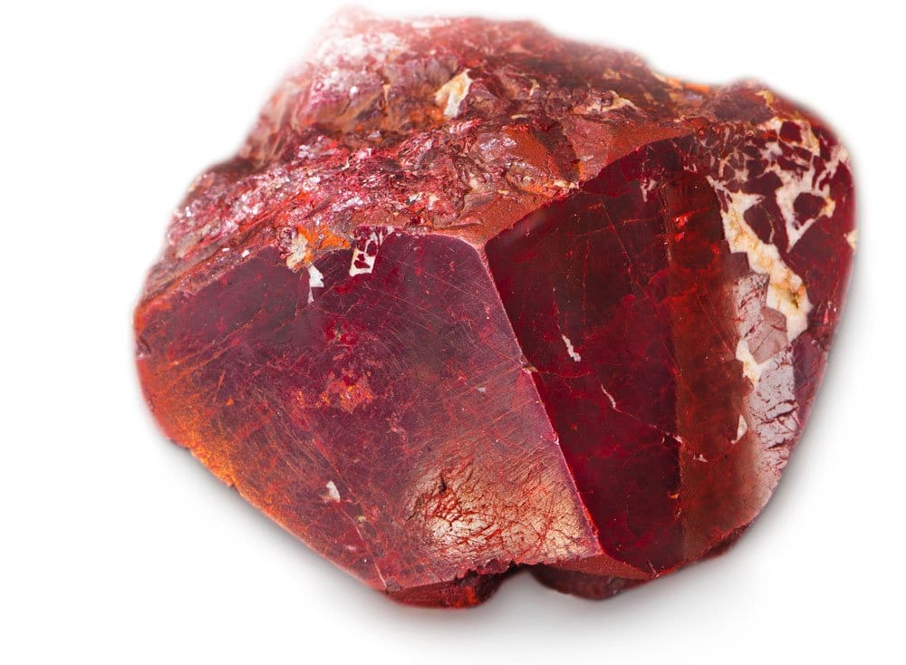 Pierre Cinabre - Gisement naturel de sulfure de mercure rouge vermillon