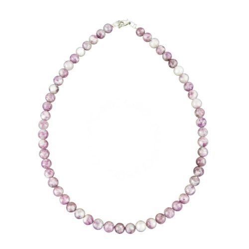 collier rubellite 8mm